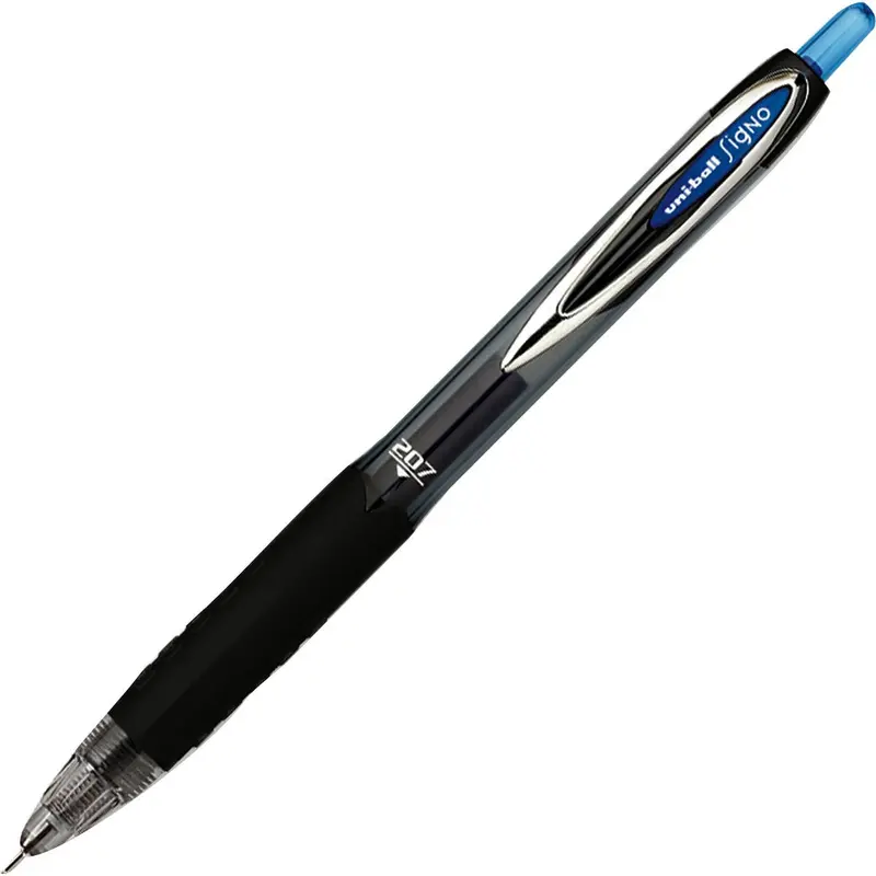 uni-ball 207 Retractable Gel Needle Point 0.7mm - Blue