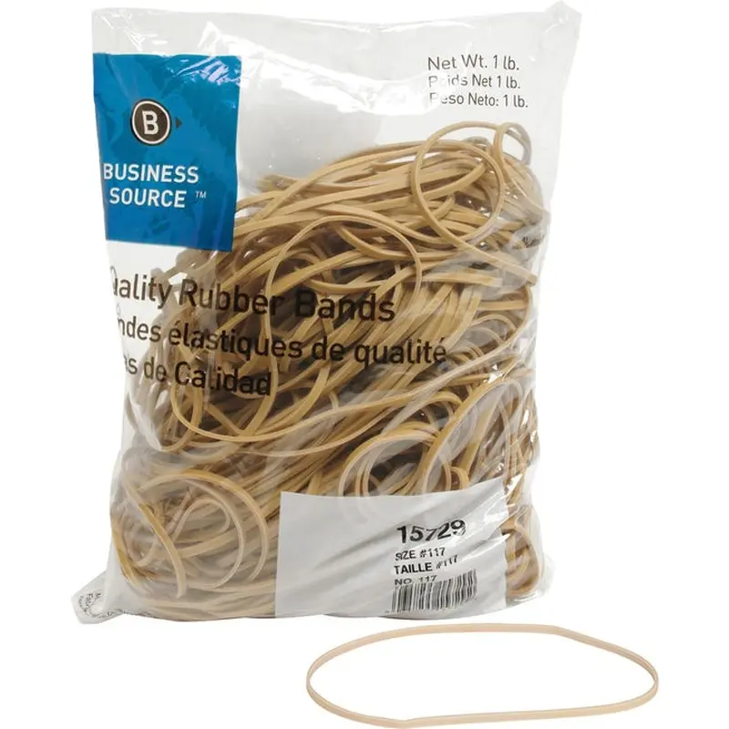 [117B] Offix Rubber Band #117B - 0.13" (3.18 mm) Width - 7" (177.80 mm) Thickness - Elastic - 1LB