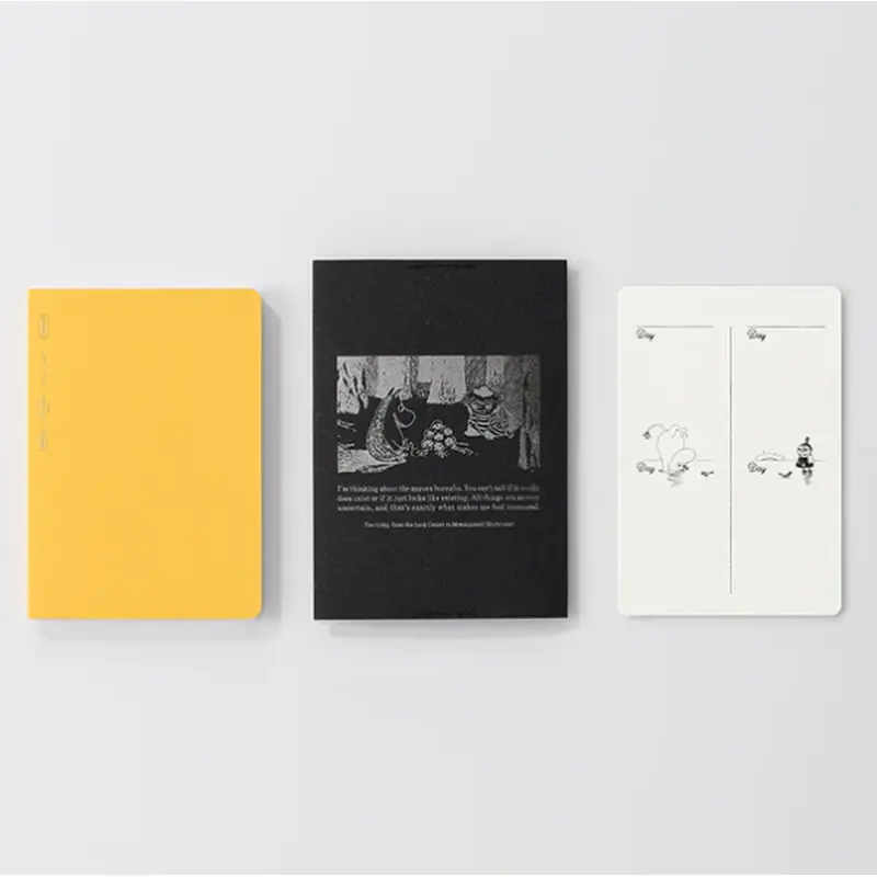 STALOGY Moomin A6 Notebook Cover Black Set
