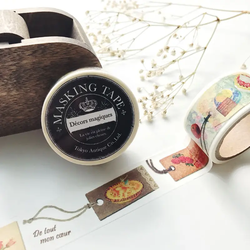 Tokyo Antique Masking Tape - Sweets Tag