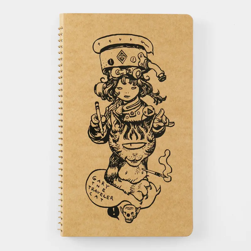 Traveler's Factory Katsuya Terada Sketch Spiral Ring Notebook