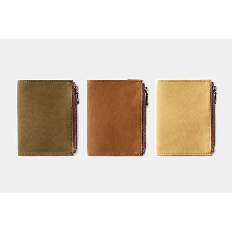 TF Travelers Notebook Cotton Zipper Case Passport Size - NewOlive