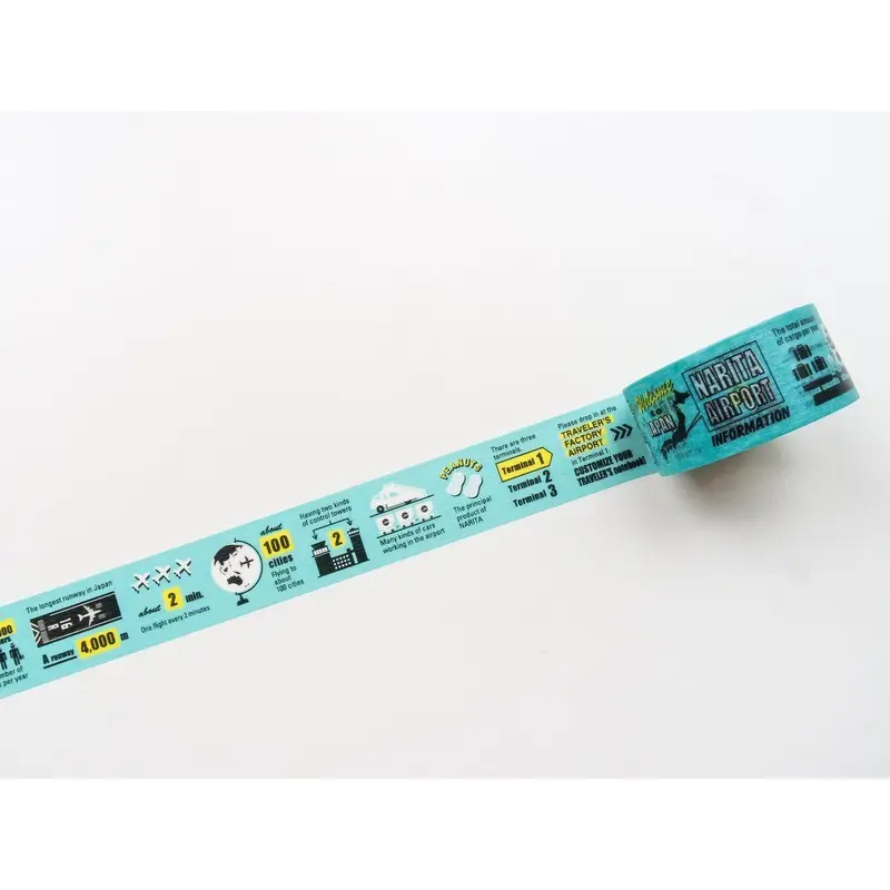 Traveler's Factory Masking Tape Narita Airport Blue
