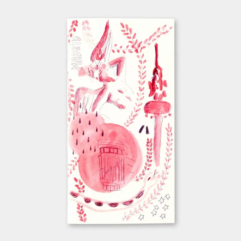 Traveler's Notebook Regular Size Refill MADRID Aitor Saraiba