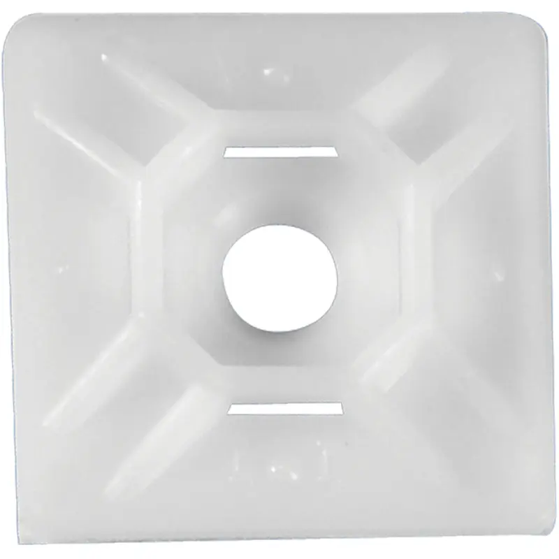 1 1/2 x 1 1/2 Natural Cable Tie Mounts 100/Case