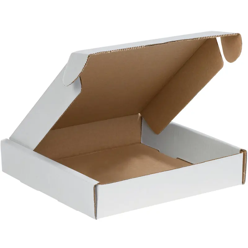 10 x 10 x 3 White Deluxe Literature Mailer 50/Bundle