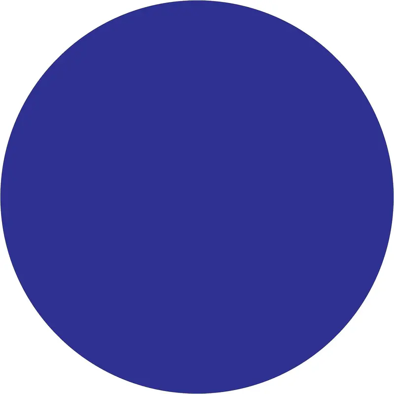 1/2" Dark Blue Inventory Circle Labels 500/Roll