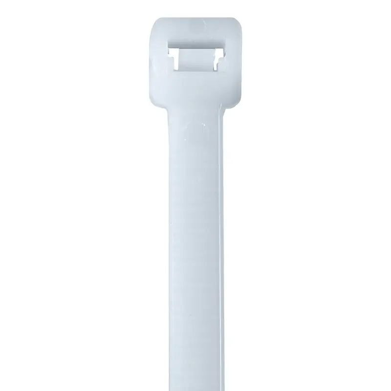 10" (120 lb Tensile) Clear Nylon Cable Ties 100/Case