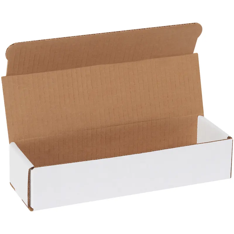 10 x 2 x 2 White Corrugated Mailers  50/Bundle