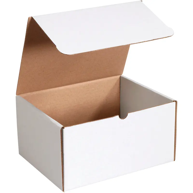 11 1/8 x 8 3/4 x 6 White Literature Mailers  50/Bundle