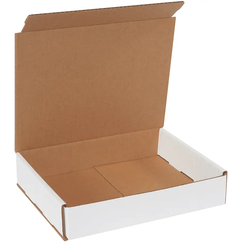 10 x 8 x 2 White Corrugated Mailers  50/Bundle