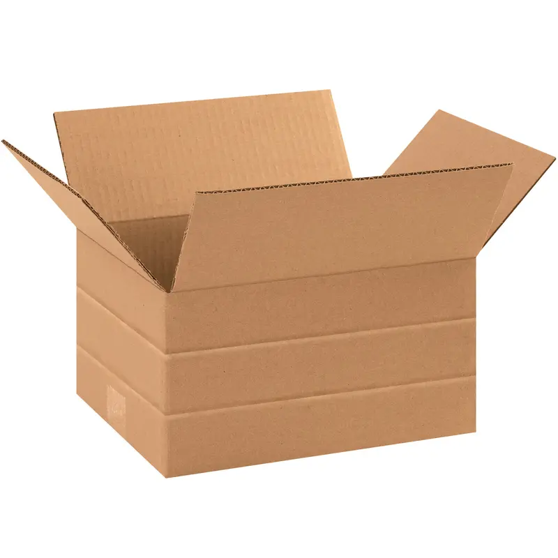 10 x 8 x 6 Multi Depth Corrugated Boxes 25/Bundle