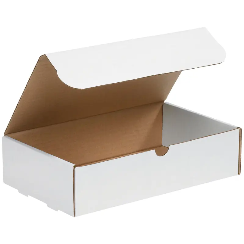 12 1/2 x 5 x 3 White Literature Mailers  50/Bundle
