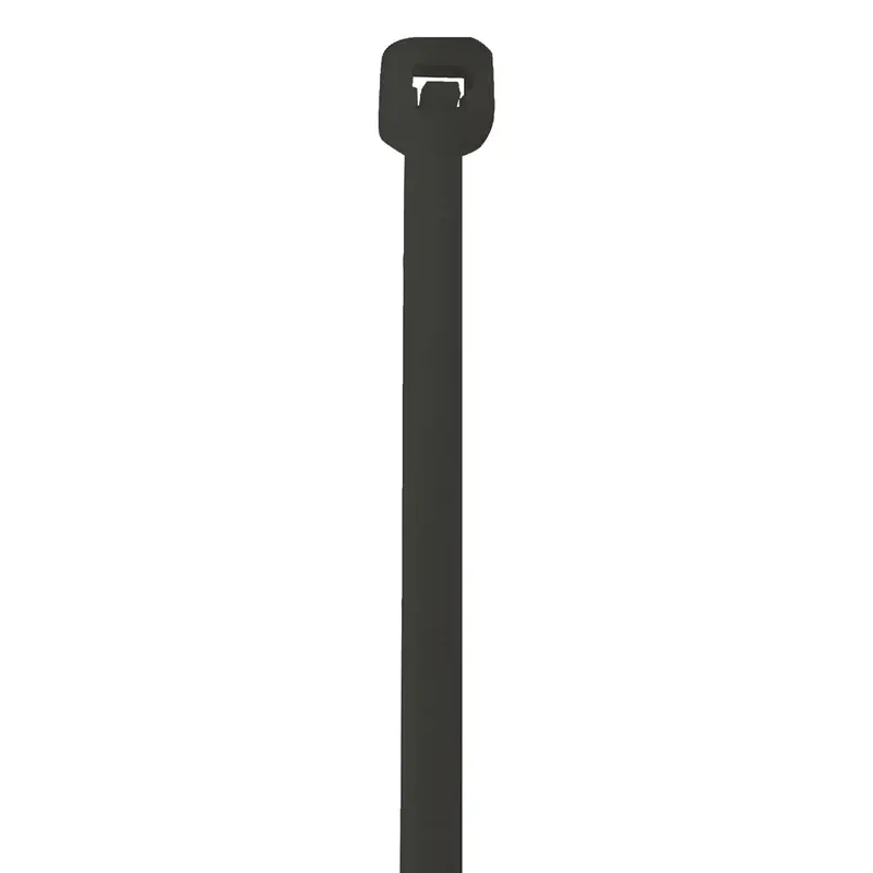 12" (50 lb Tensile) Black UV Cable Ties 1000/Case