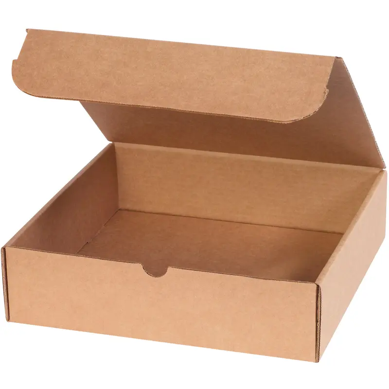 12 x 11 3/4 x 3 1/4 Brown Corrugated Literature Mailers  50/Bundle