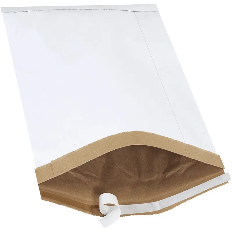 14 1/4 x 20 - #7 Self-Seal White Padded Mailer - 25/Case