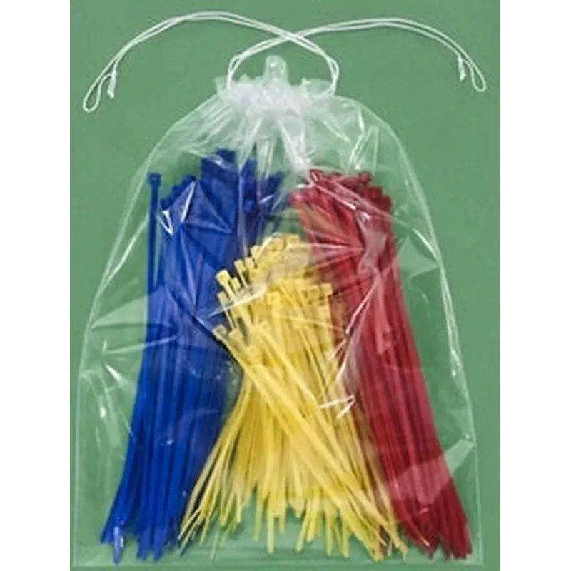 15 x 18 (2 mil) Clear Double Drawstring Bags 1000/Case