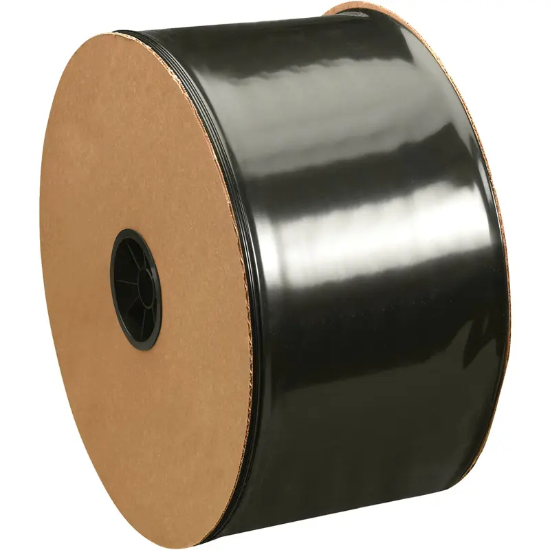 16" x 725 Feet 4 Mil Black Poly Tubing