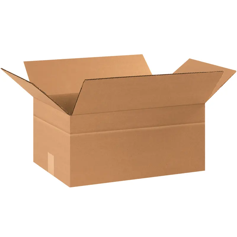 17 1/4 x 11 1/4 x 8 Multi Depth Corrugated Boxes 25/Bundle
