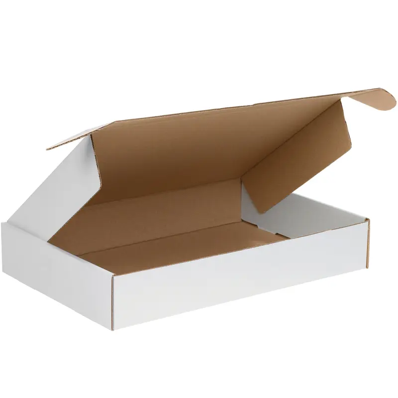 17 1/8 x 11 1/8 x 3 White Deluxe Literature Mailers 50/Bundle