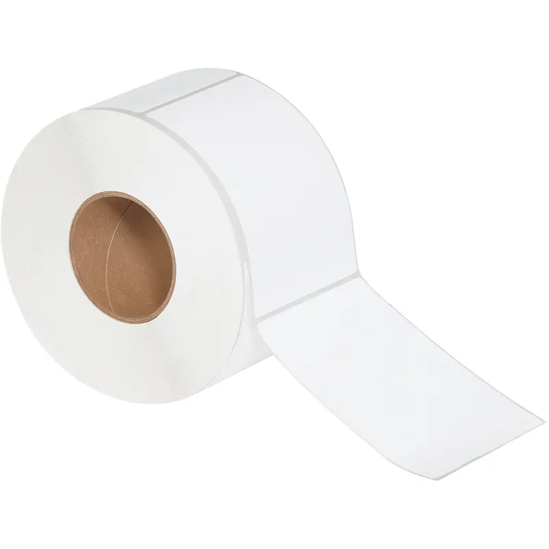2 1/4 x 1 1/2" White Thermal Transfer Labels 4/Case