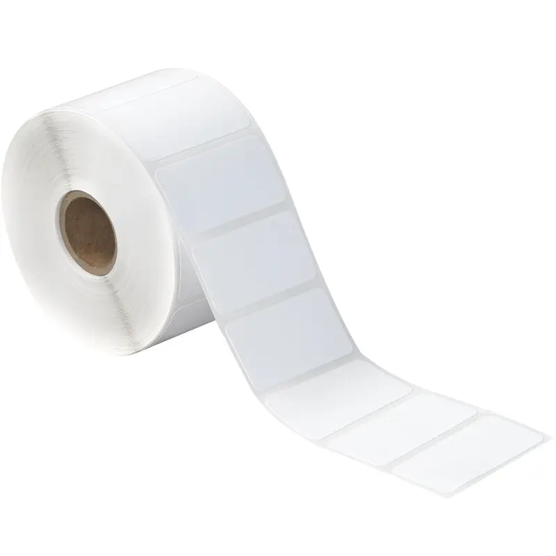 2 x 1" White Desktop Direct Thermal Labels 12/Case