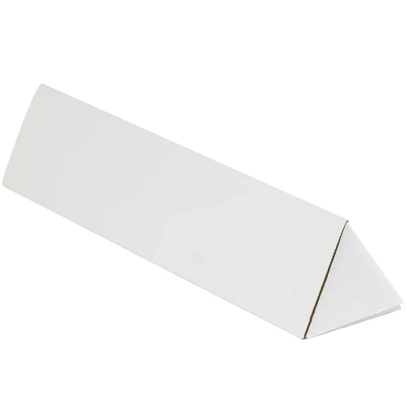 2 x 18 1/4 Triangular White Corrugated Mailing Tube 50/Bundle