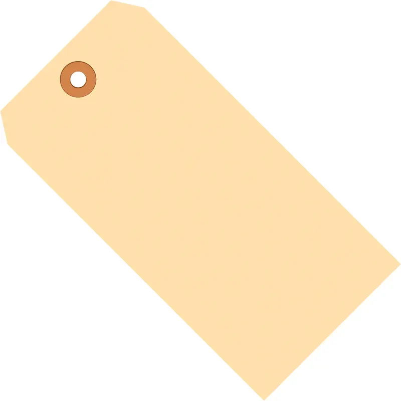 2-3/4 x 1-3/8 Manila Tags (THIN BOARD - 10 POINT) 1000/Case