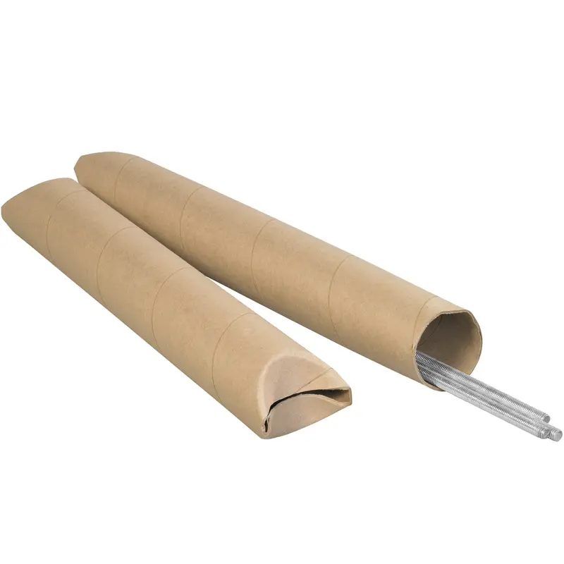 3 x 12 Kraft Crimped End Mailing Tubes .070 Gauge 24/Case