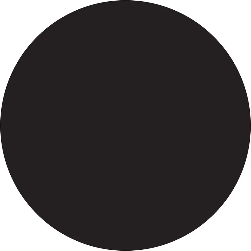 3/4" Black Inventory Circle Labels 500/Roll