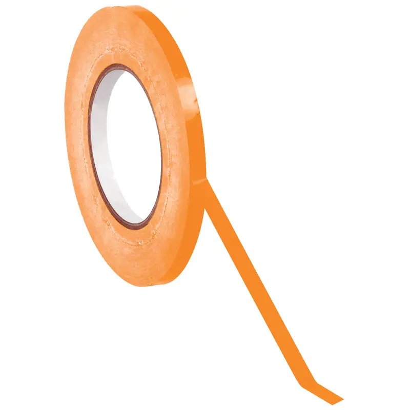 3/8" x 180 Yard Orange Poly Bag Sealing Tape 16/Case