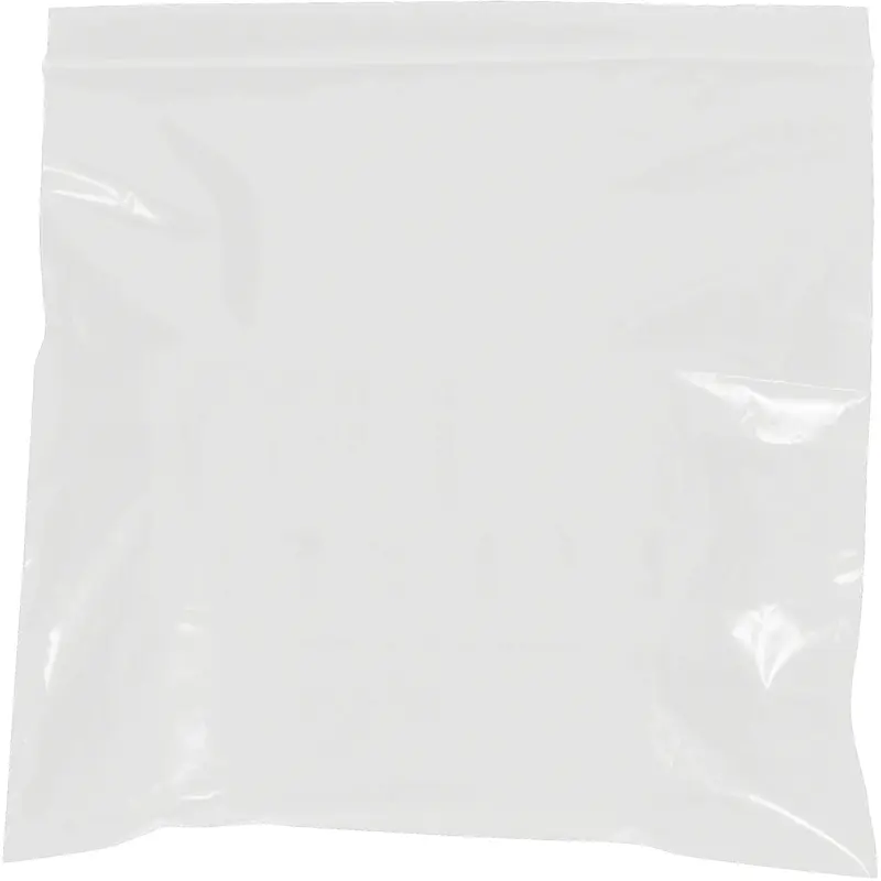 3 x 5 - 2 Mil White Reclosable Poly Bags 1000/Case