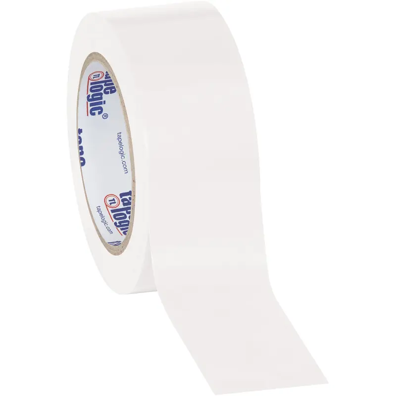 3" x 36 yds. White Solid Vinyl Safety Tape 3/Case