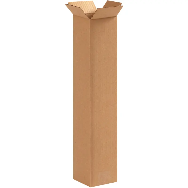 4 x 4 x 20 Corrugated Boxes 25/Bundle