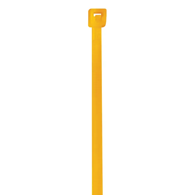 4" (18 lb Tensile) Fluorescent Orange Cable Ties 1000/Case