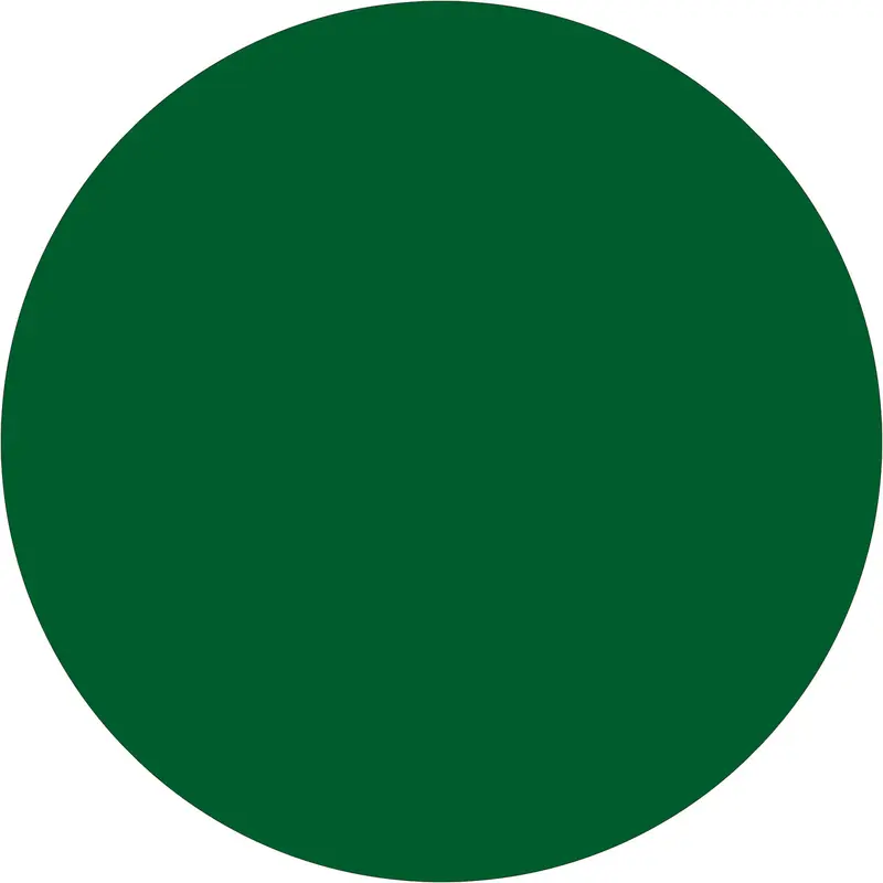 4" Green Inventory Circle Labels 500/Roll