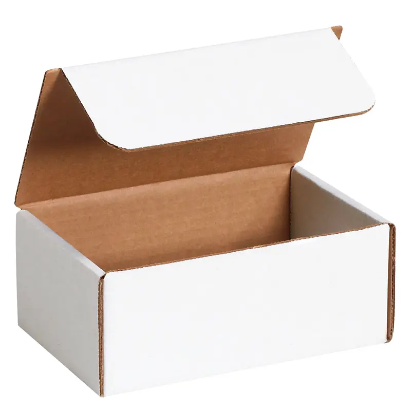 7 1/8 x 4 1/2 x 3 White Literature Mailers 50/Bundle
