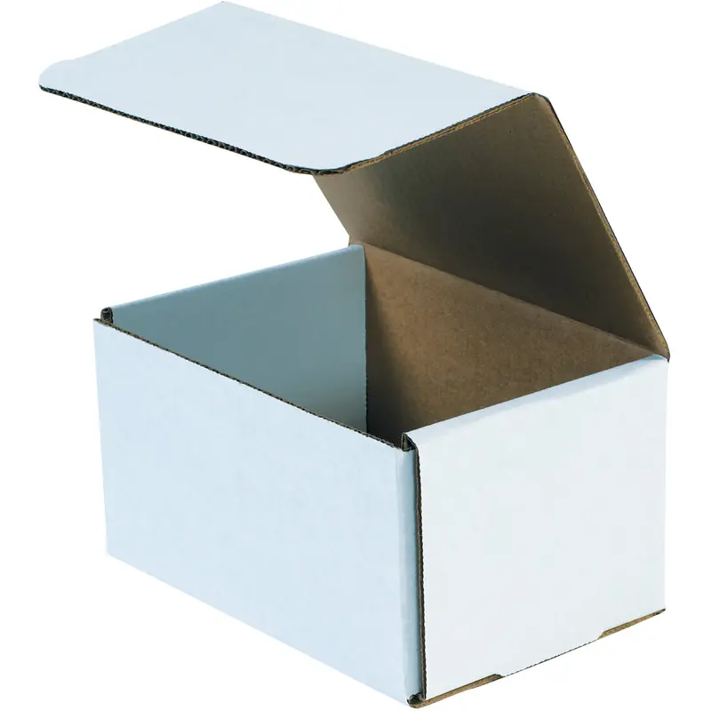 7 x 5 x 5 White Corrugated Mailers 50/Bundle
