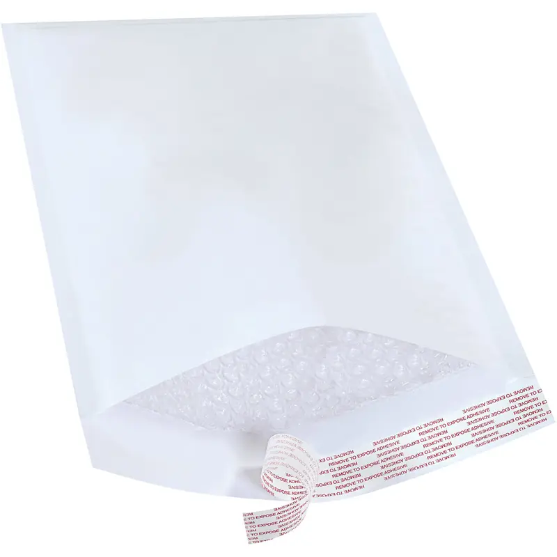 8 1/2 x 14 1/2 - #3 Self-Seal White Bubble Mailers - 25/Case