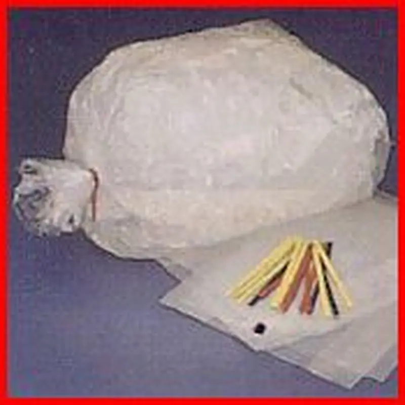 8 x 3 x 20 (2 mil) Clear EVA Ice Bags (8 lb. max) 1000/Case