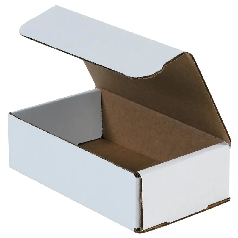 8 x 6 x 1 White Corrugated Mailers  50/Bundle