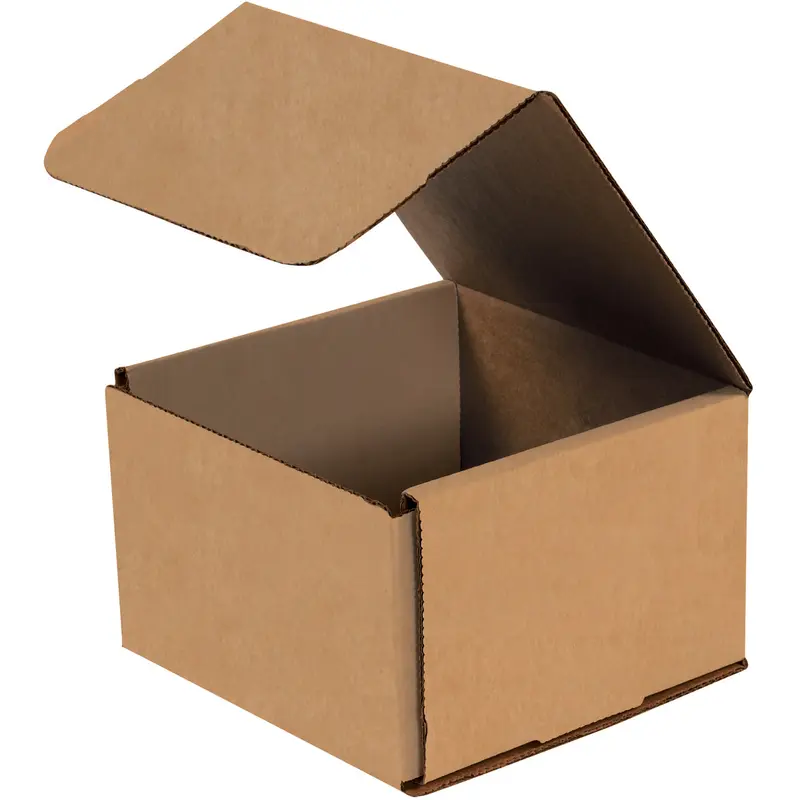 8 x 8 x 4 Brown Corrugated Mailers  50/Bundle