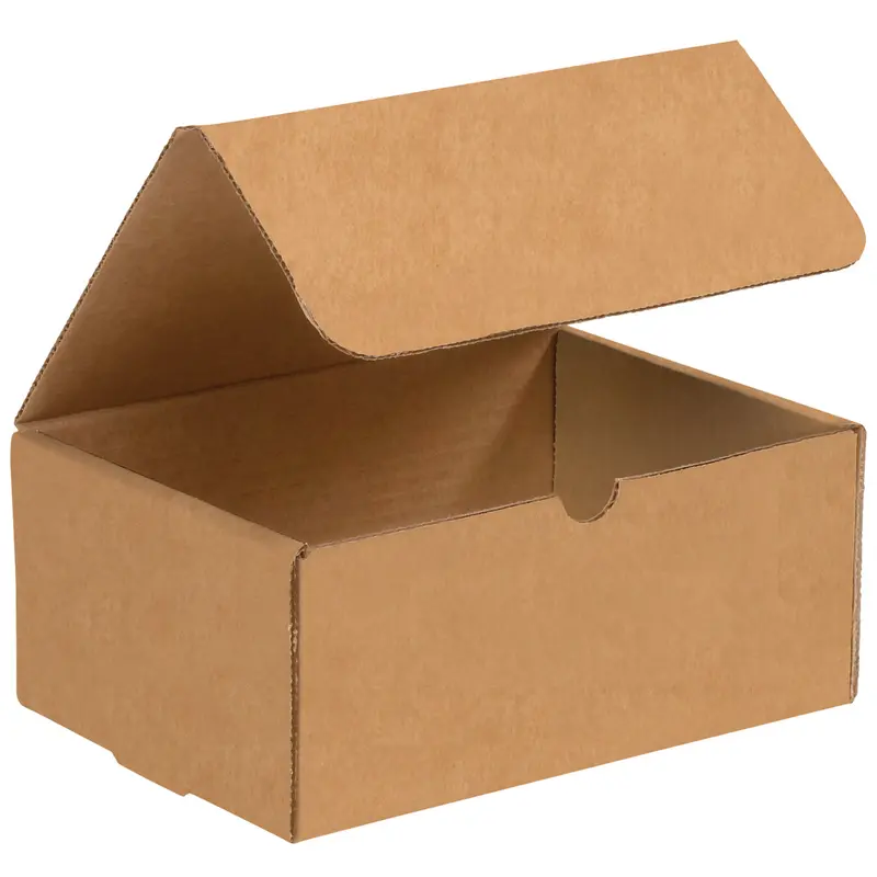 9 x 6 1/2 x 4 Brown Corrugated Literature Mailers 50/Bundle