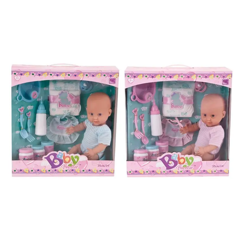 (Net) Baby Doll With Accessoriespink