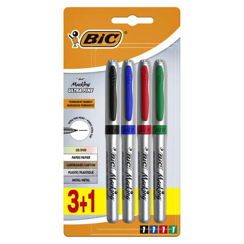 (NET) BIC Permanent Marker Grip 3 1