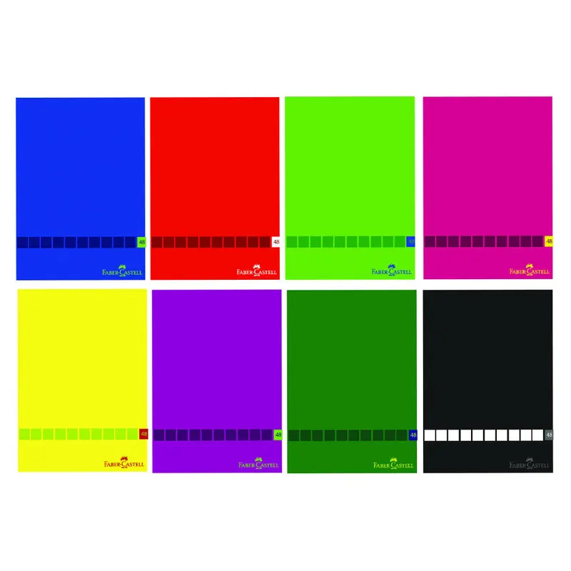 (NET) Faber-Castell Univ. Book  A4 Spiral  96sh  70g Sqrd.