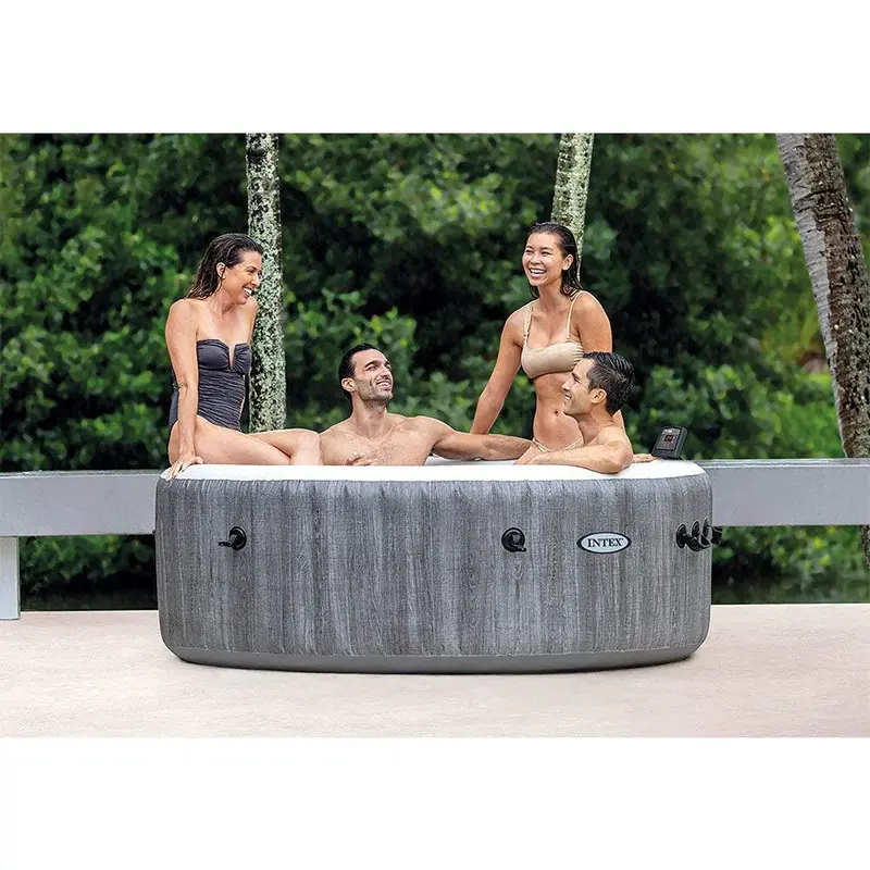 (NET) Intex Deluxe PureSpa Bubble Pool Set 196 x 71 cm
