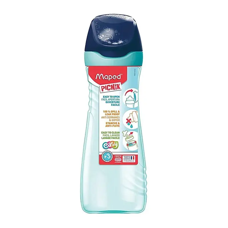 (NET) Maped  WATER BOTTLE 580ml GREEN BLUE