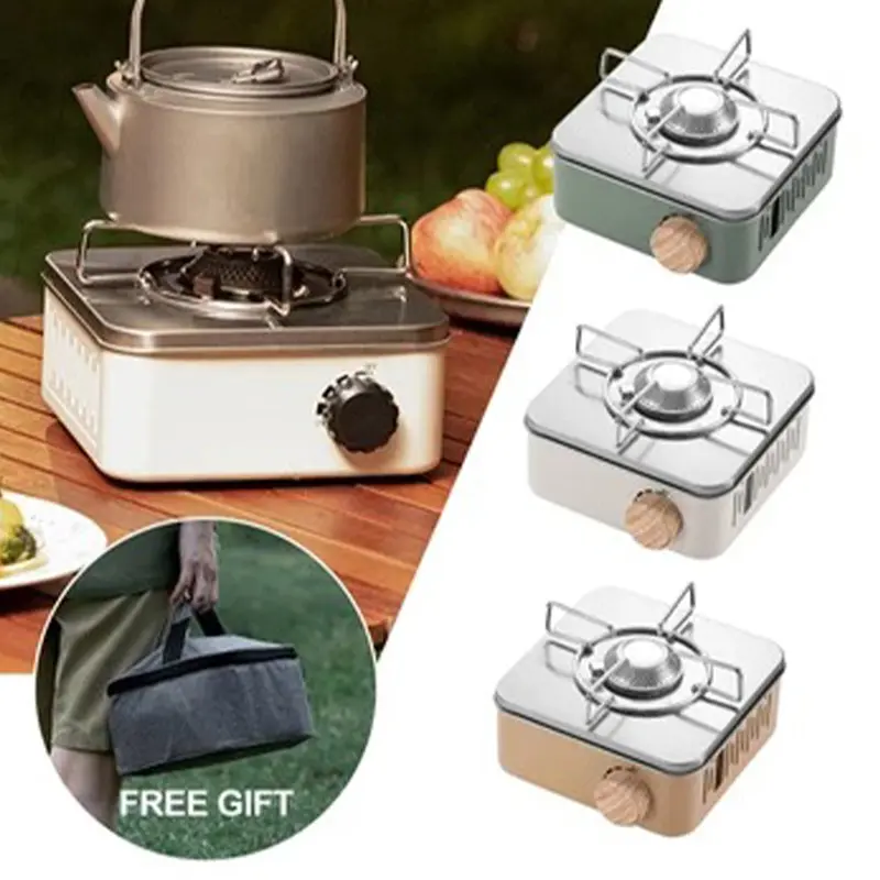 (NET) Mini Cassette Stove Portable CookingGreen