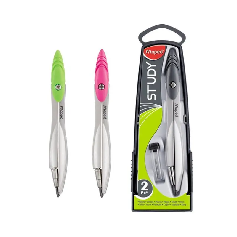 (NET) Maped 119450 Drawing Compass Item With Leads / MD-119450Grey